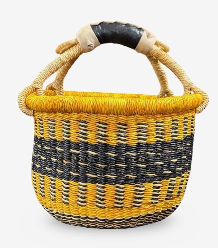 Chic Colorful Round Basket for Stylish Home Storage Solutions