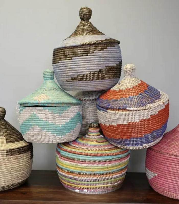 Beautiful handmade wishing baskets. Perfect for storage and home decor. Free shipping available